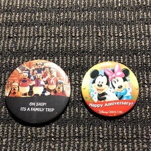 🛍️ Disney Cruise Line Family and Anniversary Buttons